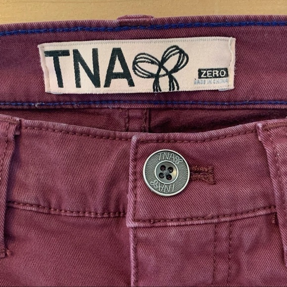 Tna Maroon Pants - Picture 2 of 5